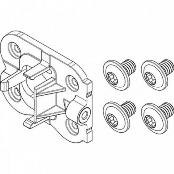 Kit Piastra di Fissaggio Compacttube Verticale per Lato Serratura Fisso (BBP324Y) - Installazione Semplice e Sicura - 1 - Altro 