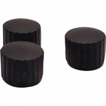 Black Rubber Dynamo Caps 23mm - Pack of 10 MVTEK - 1