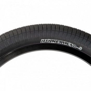 BMX Tire Hammerhead-S 2.25' Black with Foldable Kevlar Bead - 1