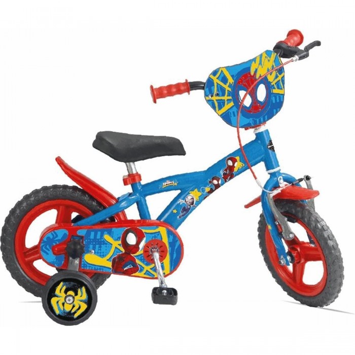 12' Spiderman Bike for Kids - Marvel Design for Little Adventurers - 1