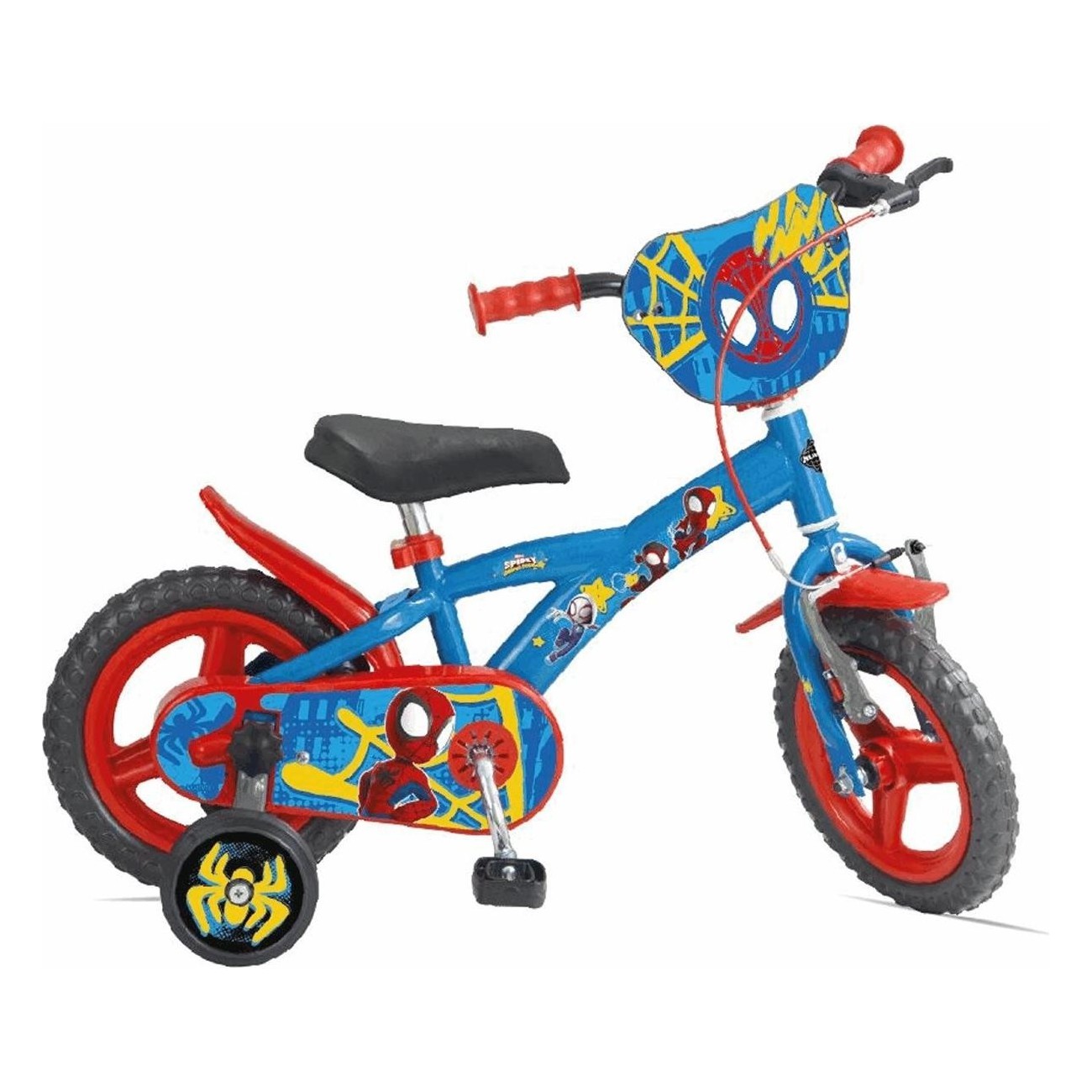 Bicicletta 12' per Bambini Spiderman - Design Marvel per Piccoli Avventurieri - 1 - Bambino - 0324472294164