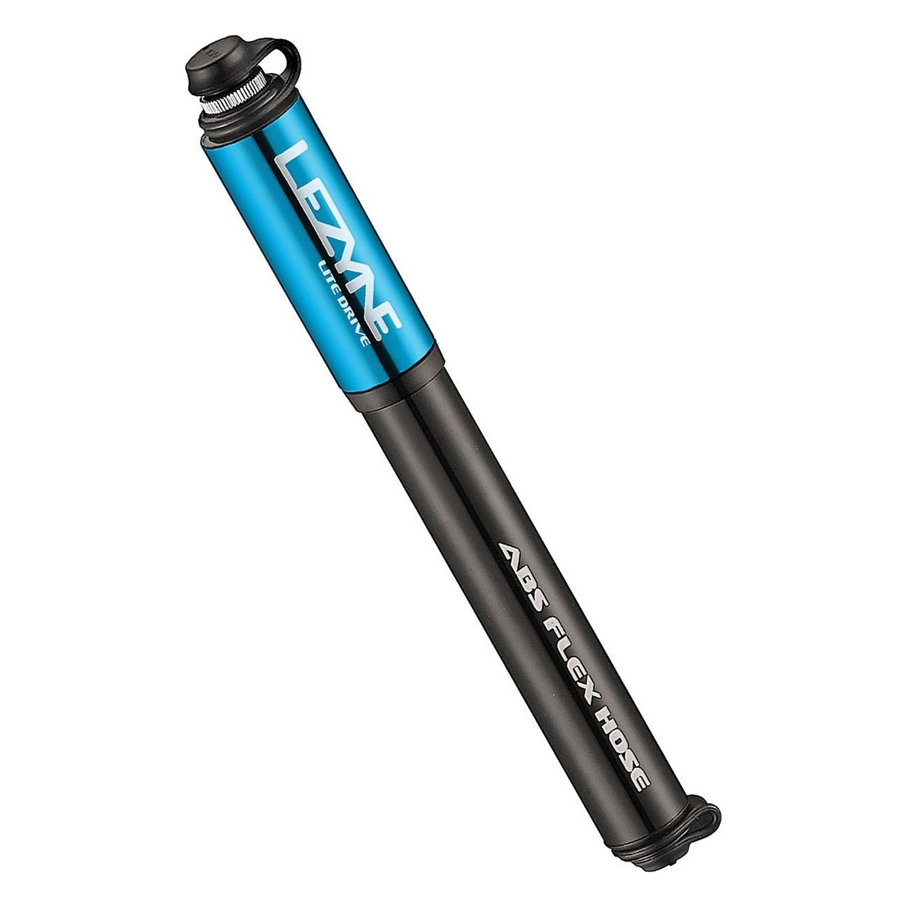 Lezyne CNC Lite Drive Hand Pump Glossy Blue, Compact & Lightweight for High Pressure - 1