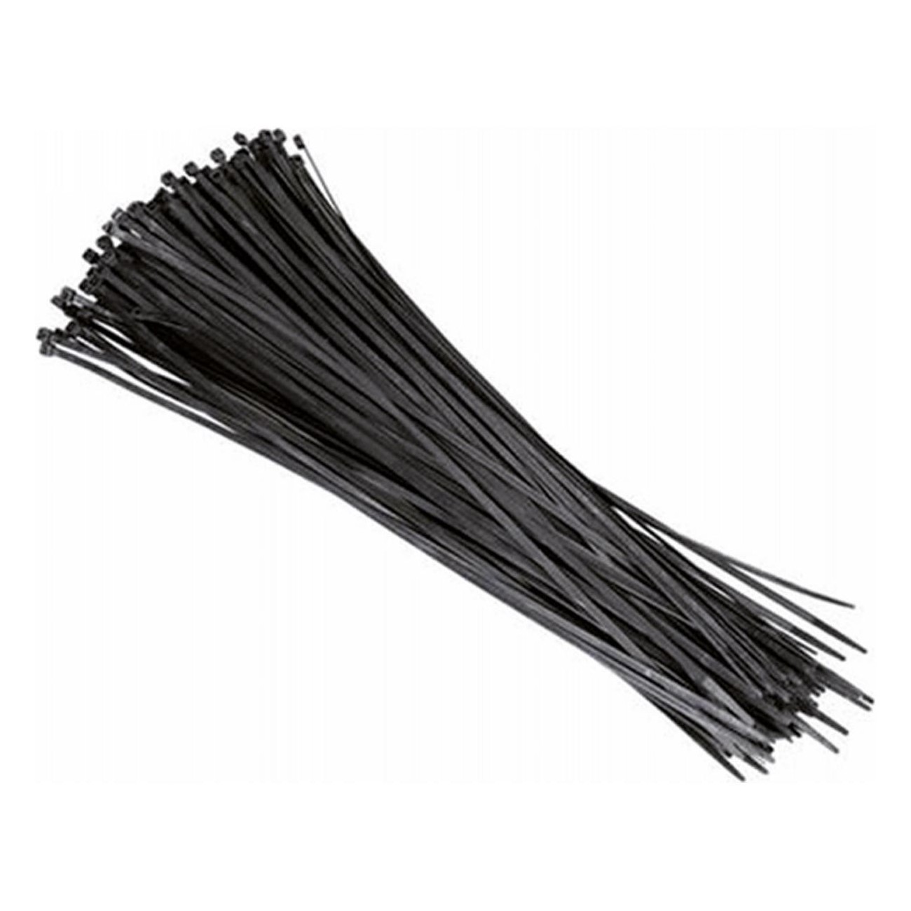 Pack of 100 ARTEIN Nylon Cable Ties 2.5x98mm Black - Ideal for Organizing Cables - 1