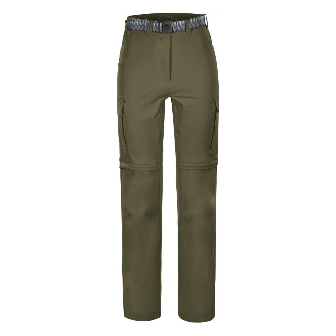 Pantalons de Trekking Femme Ushuaia Convertibles Fango Taille 46 - 1