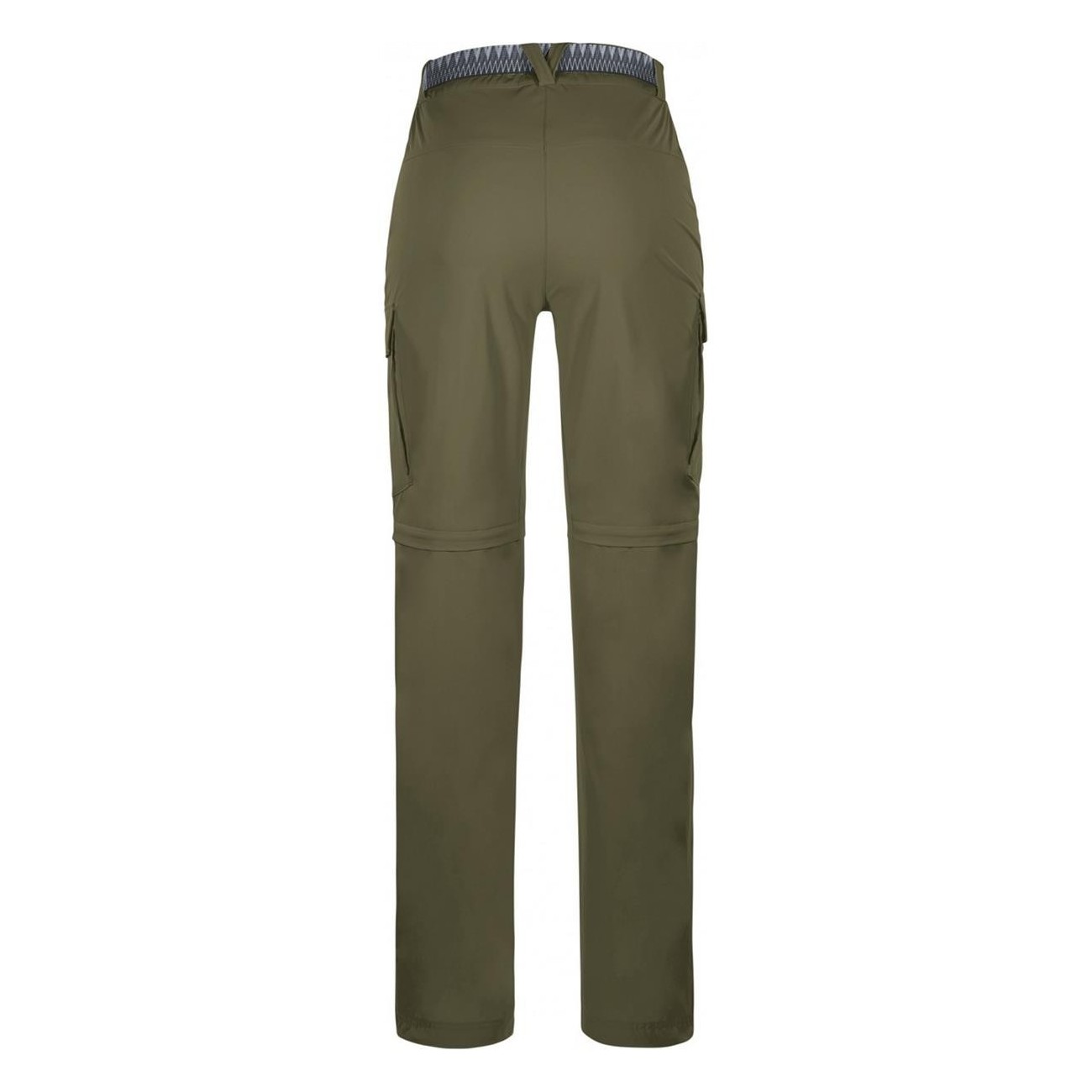 Pantalons de Trekking Femme Ushuaia Convertibles Fango Taille 46 - 2