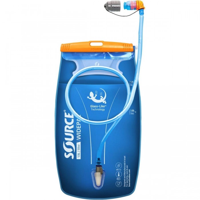 Sistema di Idratazione Source Widepac 1,5L Alpine Blue - Innovativo e Pratico per Attività Outdoor - 1 - Sacca portaliquidi - 72