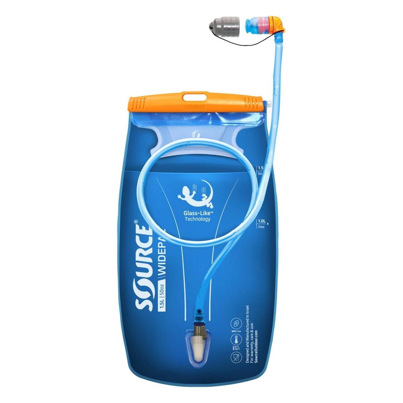 Sistema di Idratazione Source Widepac 1,5L Alpine Blue - Innovativo e Pratico per Attività Outdoor - 1 - Sacca portaliquidi - 72