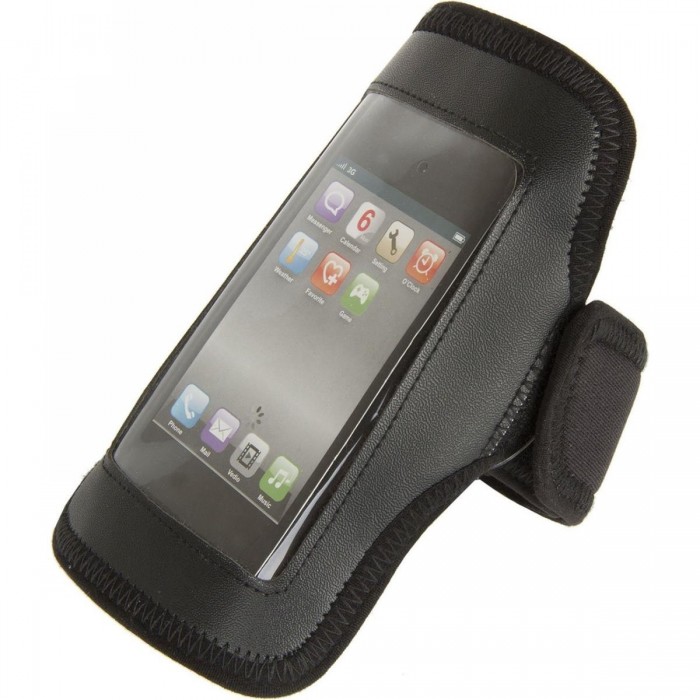 M-Wave Maastricht Arm Smartphone Holder Black 170x120 mm with Touch & Audio Jack - 1