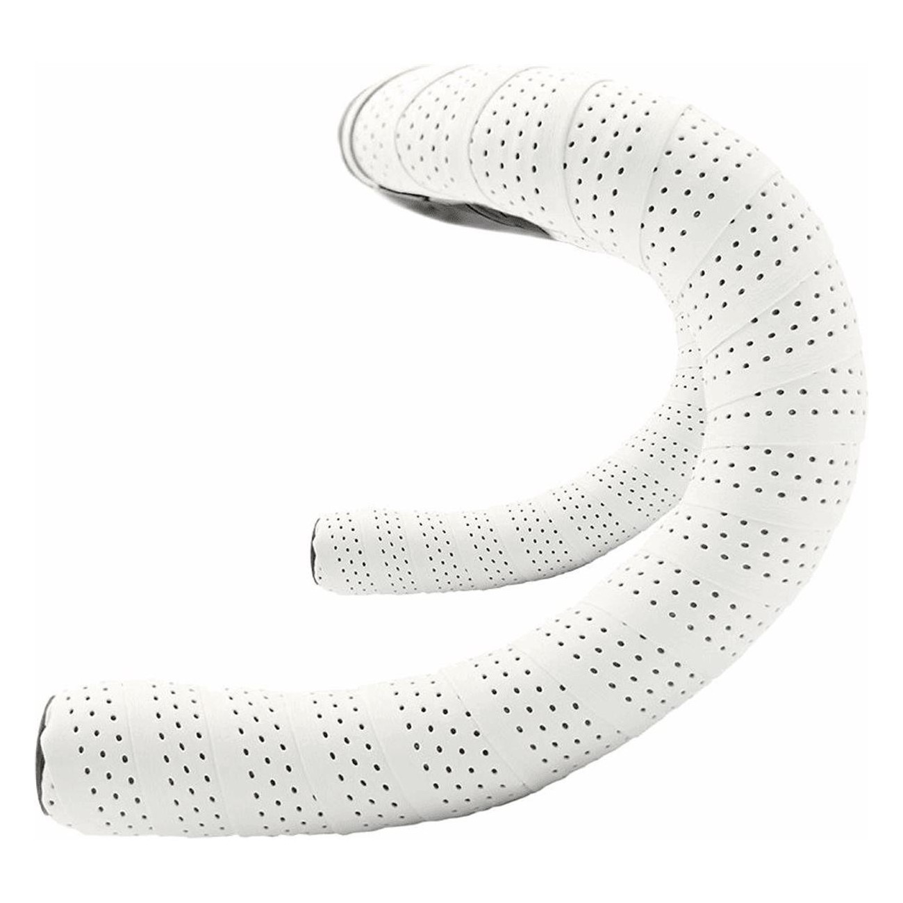 EOLO SOFT 3mm Perforated Handlebar Tape in White for Fixed Gear Bikes - 1