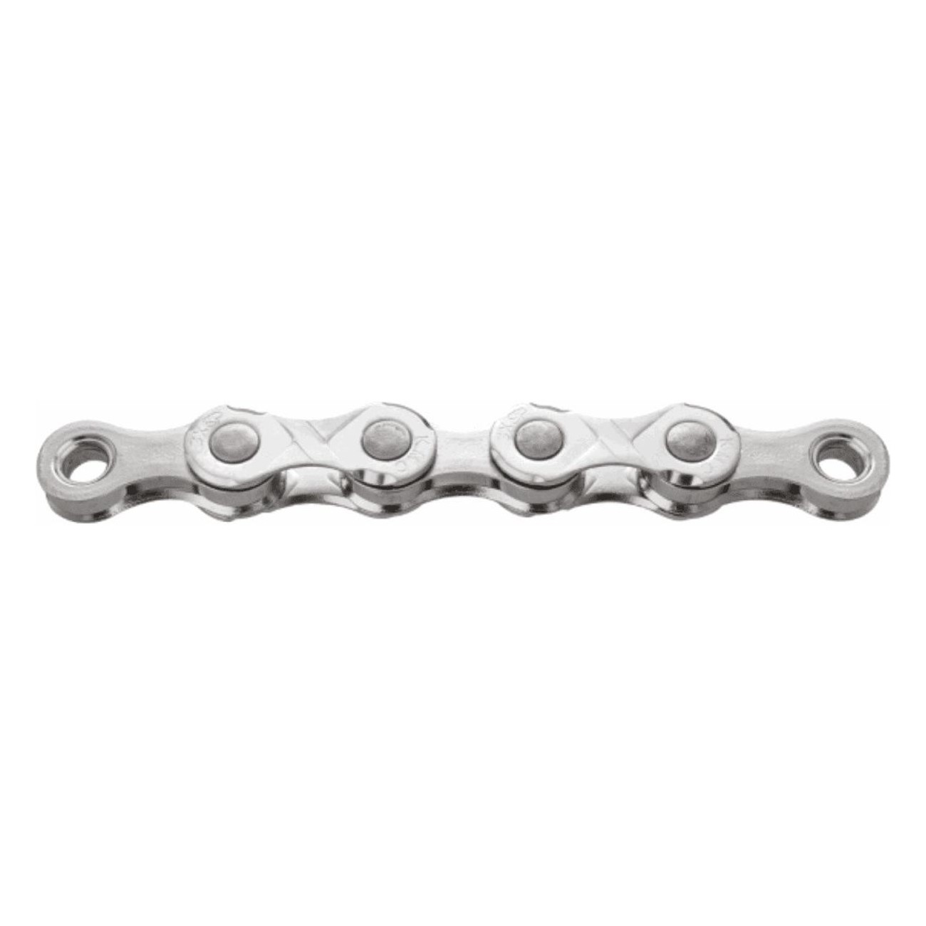 Rustproof E-Bike Chain 8v 122 Links EPT Silver with X-Bridge Technology - 1