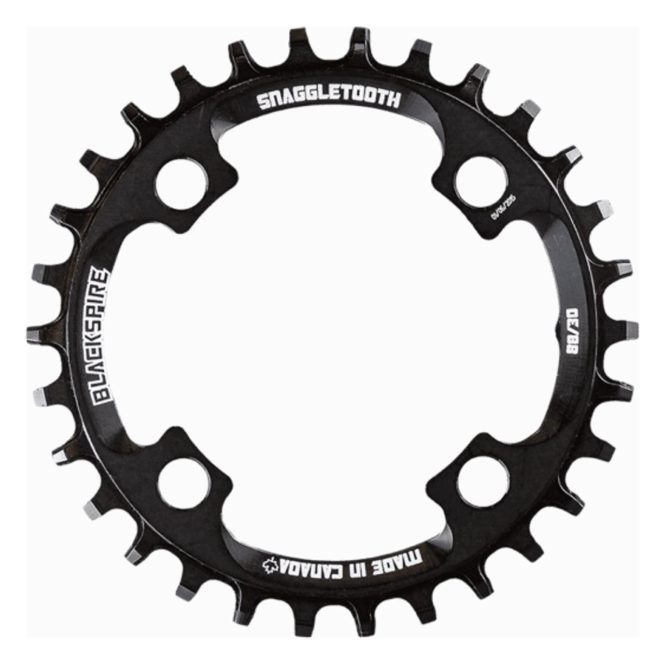 30T Snaggletooth MTB Chainring 88mm BCD for Shimano XTR985 11/12V - 1