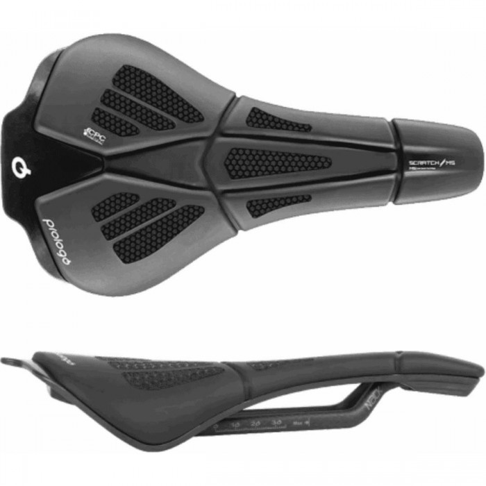 Selle Prologo Scratch M5 CPC Nack 140mm Unisexe Noir - Confort et Technologie - 1