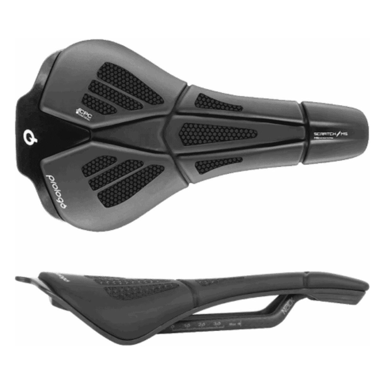 Selle Prologo Scratch M5 CPC Nack 140mm Unisexe Noir - Confort et Technologie - 1