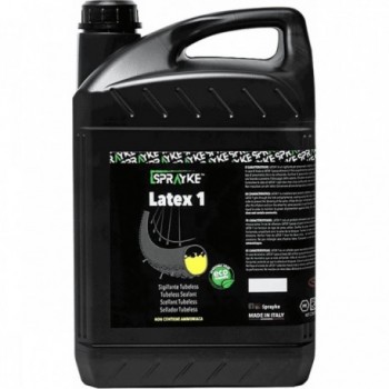 Sigillante Tubeless 5000ml per Pneumatici - Compatibile con Tubeless Ready e Tubolari, Azione Veloce e Senza Ammoniaca - 1 - Lat