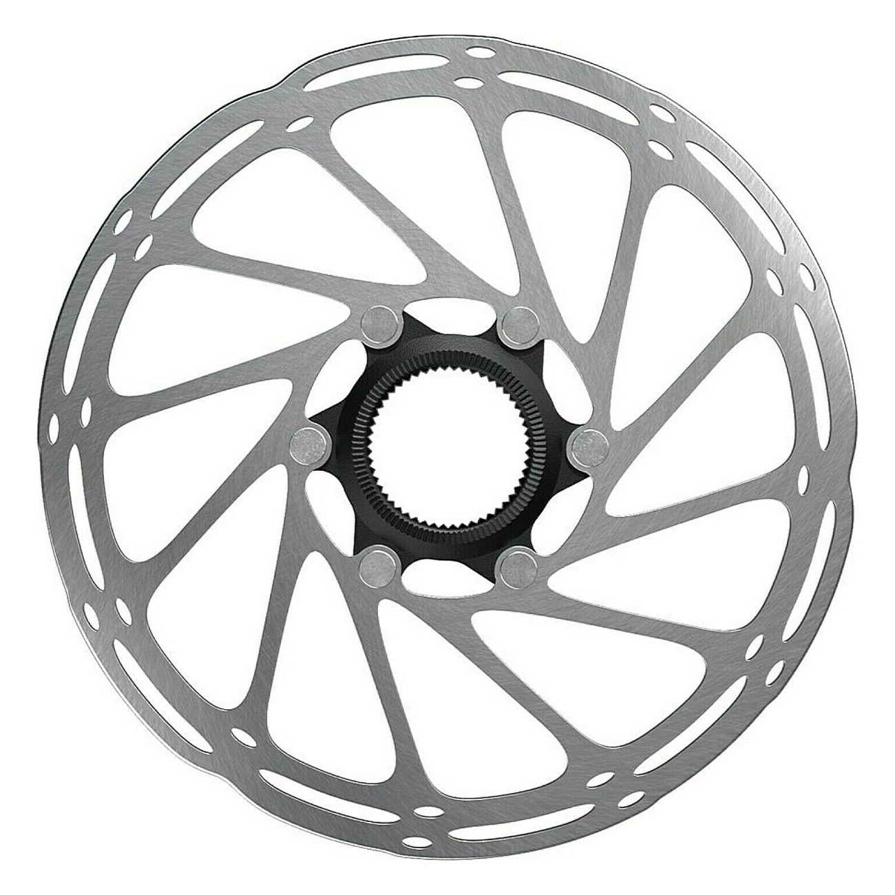 CenterLine Centerlock 200mm Black Disc Brake Rotor with Rounded Edges - 1