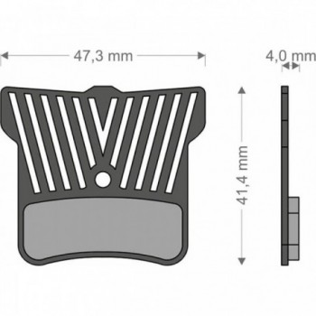 Plaquettes de Frein Lightech Compatibles avec Shimano, TRP et Tektro - 1