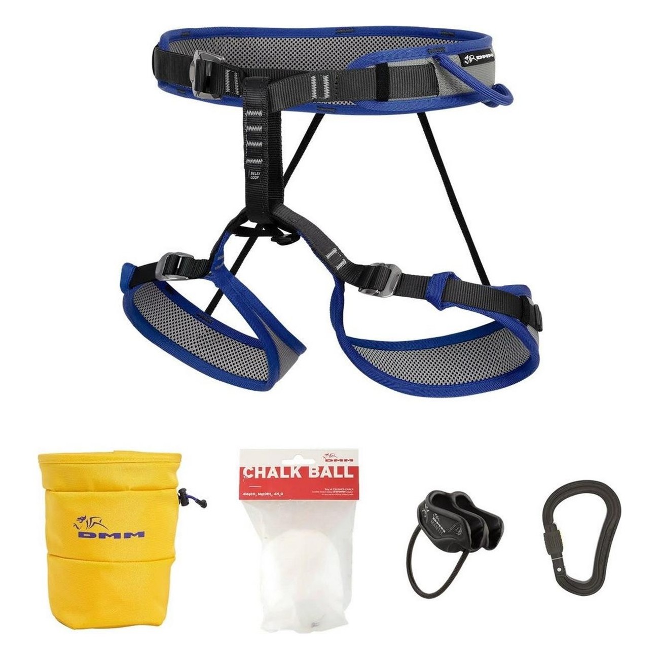 Viper Climbing Harness Set Size S - Complete Pack with Lightweight Accessories, 800 g - 1