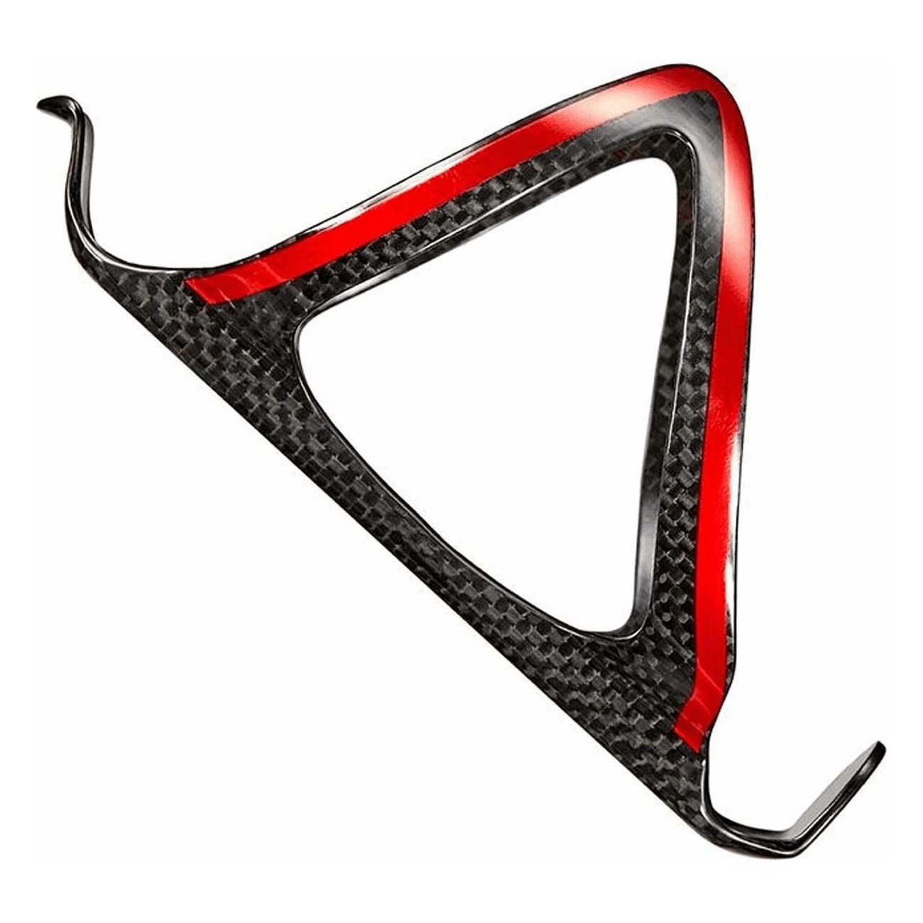  Porte-bidon en carbone 3K Rouge/Noir 21g - SUPAC AZ FLY CAGE Léger et Résistant  - 1