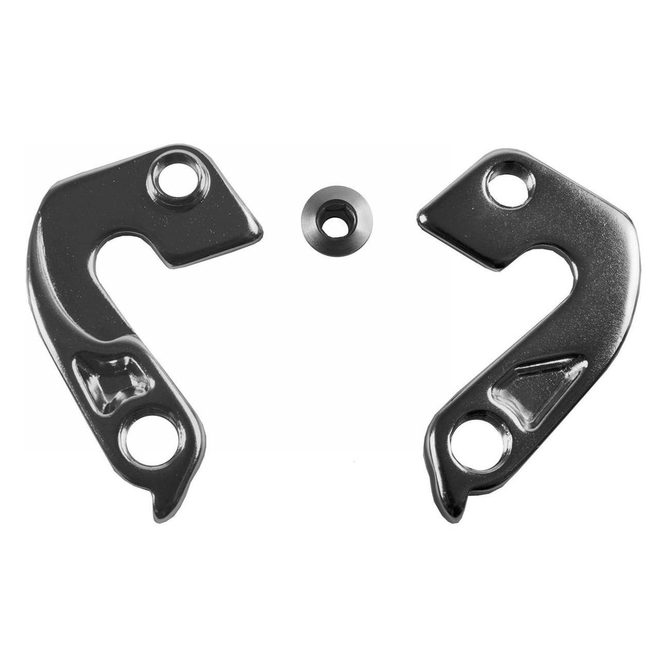 Black Aluminum Hanger for Specialized Rear Derailleur with Bolt and Nut - 1