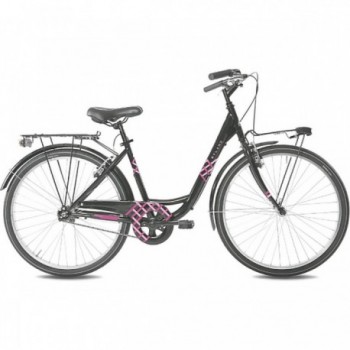 Bicicletta da Città Vicolo 26.1 L Nero/Fucsia, Taglia S, Ruote 26' - 1 - City - 8059796060899