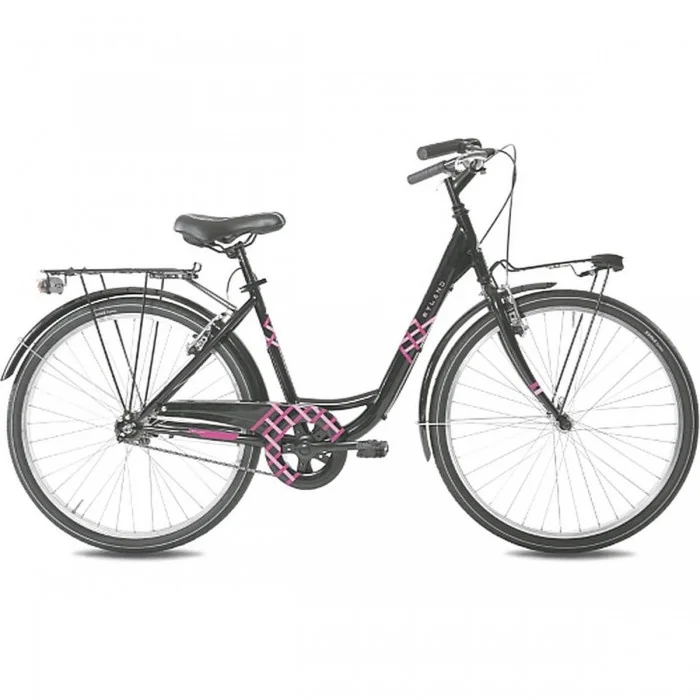 Bicicletta da Città Vicolo 26.1 L Nero/Fucsia, Taglia S, Ruote 26' - 1 - City - 8059796060899