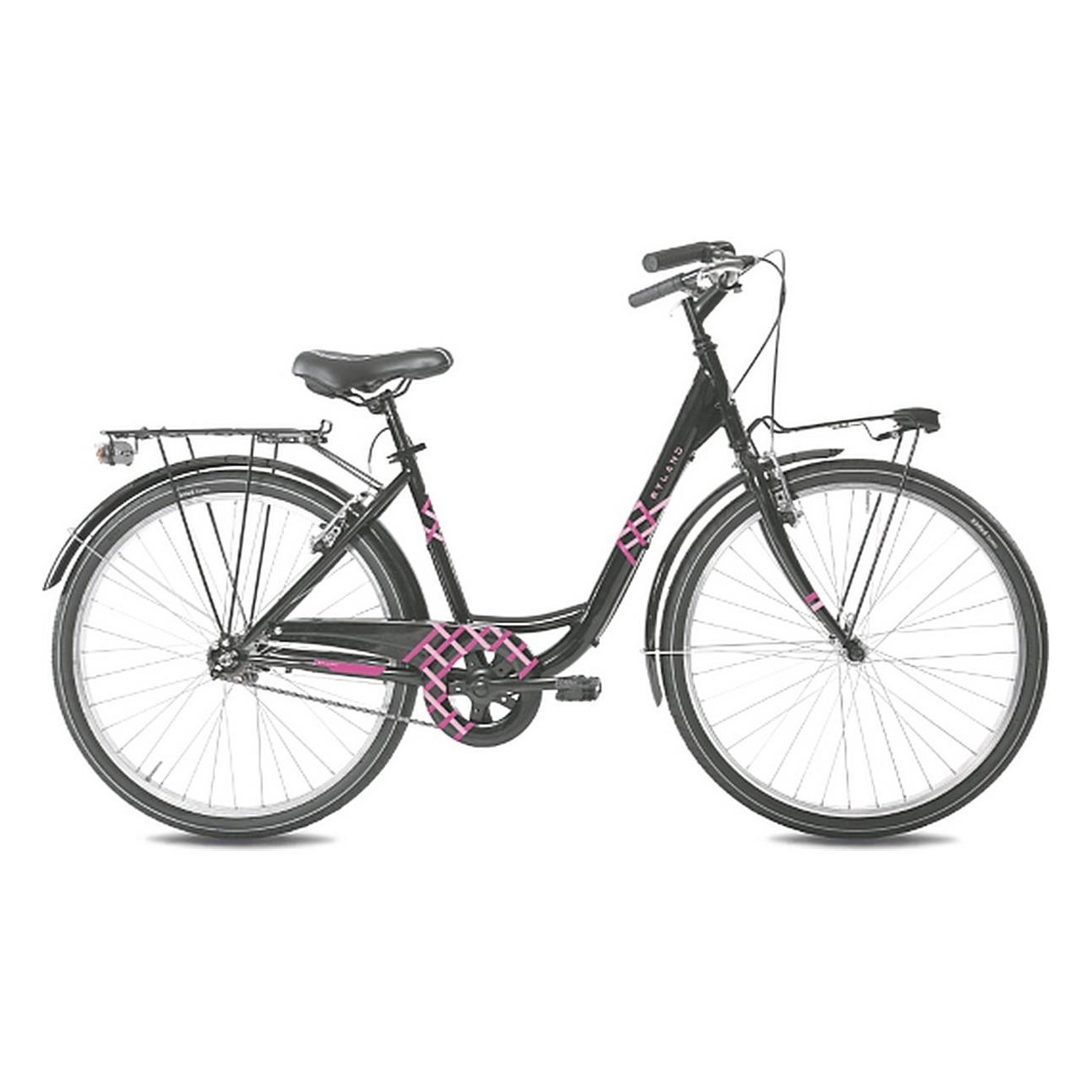 Bicicletta da Città Vicolo 26.1 L Nero/Fucsia, Taglia S, Ruote 26' - 1 - City - 8059796060899