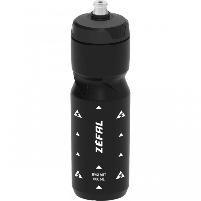 Sense Soft 800ml Black Polypropylene Bottle, Ergonomic Eco-friendly Design - 1