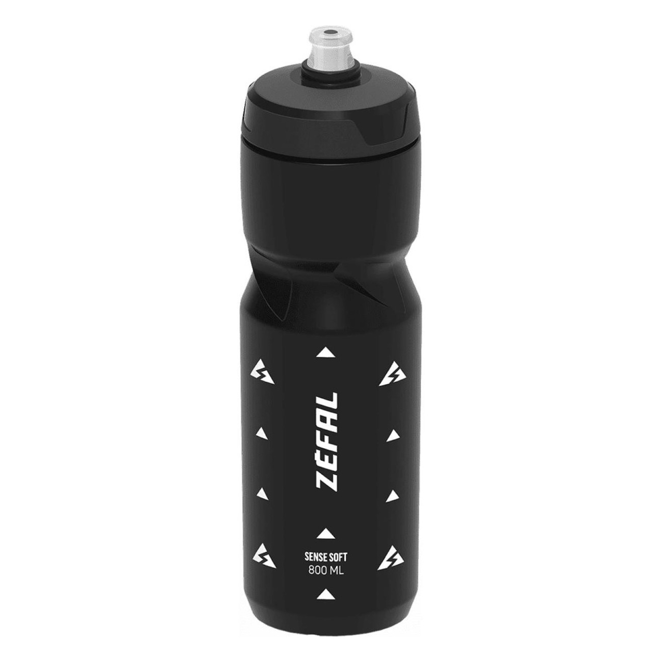 Sense Soft 800ml Black Polypropylene Bottle, Ergonomic Eco-friendly Design - 1