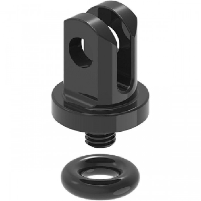 Lezyne Aluminum Adapter for GoPro LED Black - Compatible with Y13-Y17 Models - 1