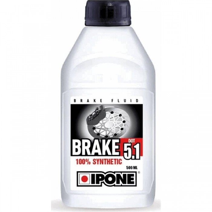 IPONE DOT 5.1 Synthetic Brake Fluid 500ml - Maximum Efficiency & Safety - 1