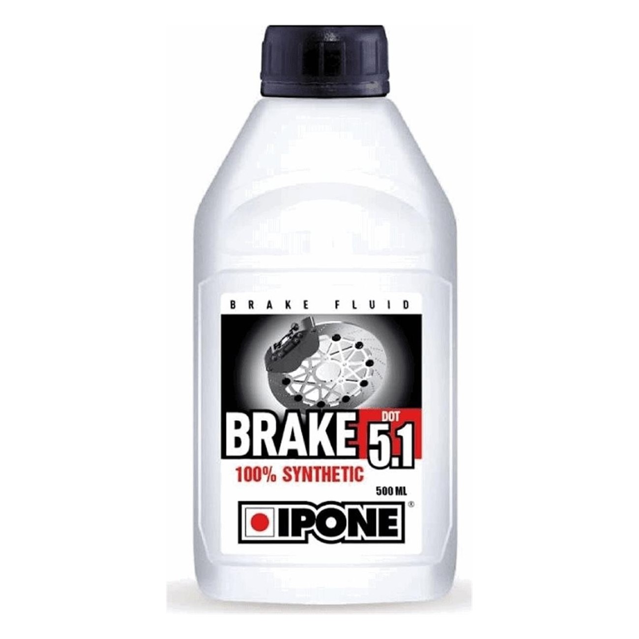 IPONE DOT 5.1 Synthetic Brake Fluid 500ml - Maximum Efficiency & Safety - 1