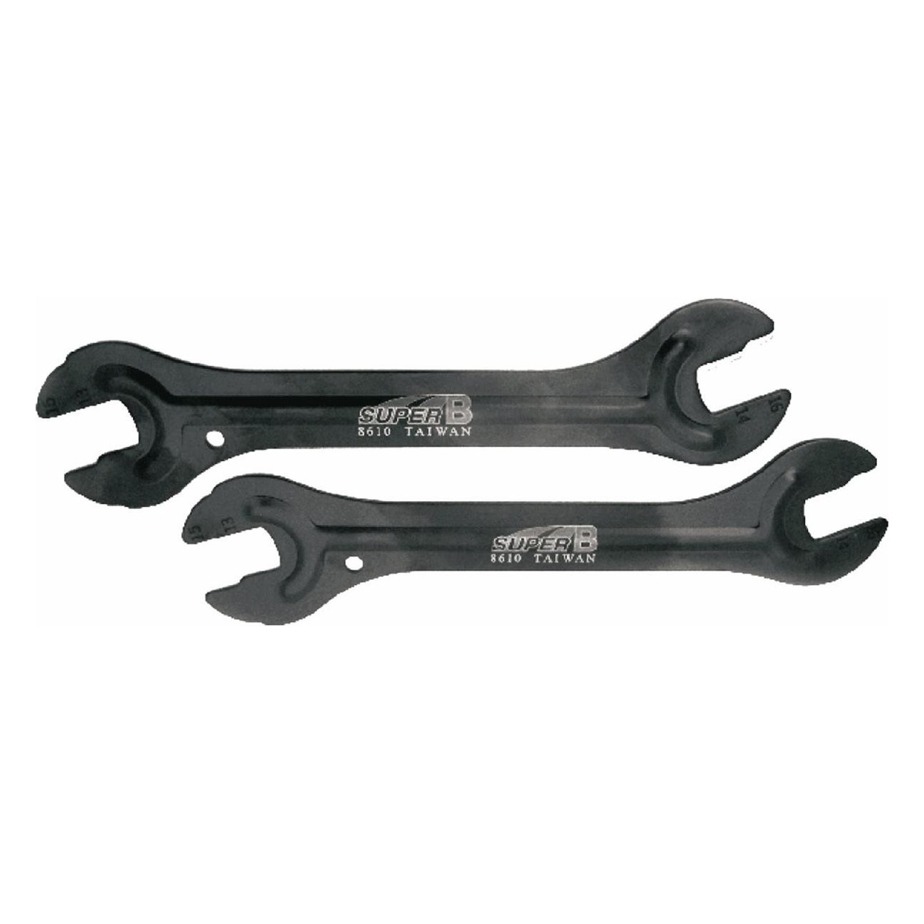 Double Hub Wrench Kit 13-16mm Black - 2 Pieces superB - 1