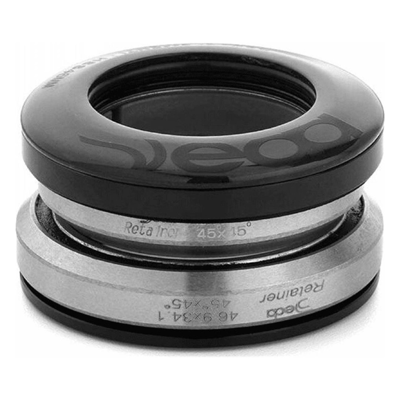 Série de direction intégrée Deda en carbone noir 46/33 mm - Légère 73g - 1