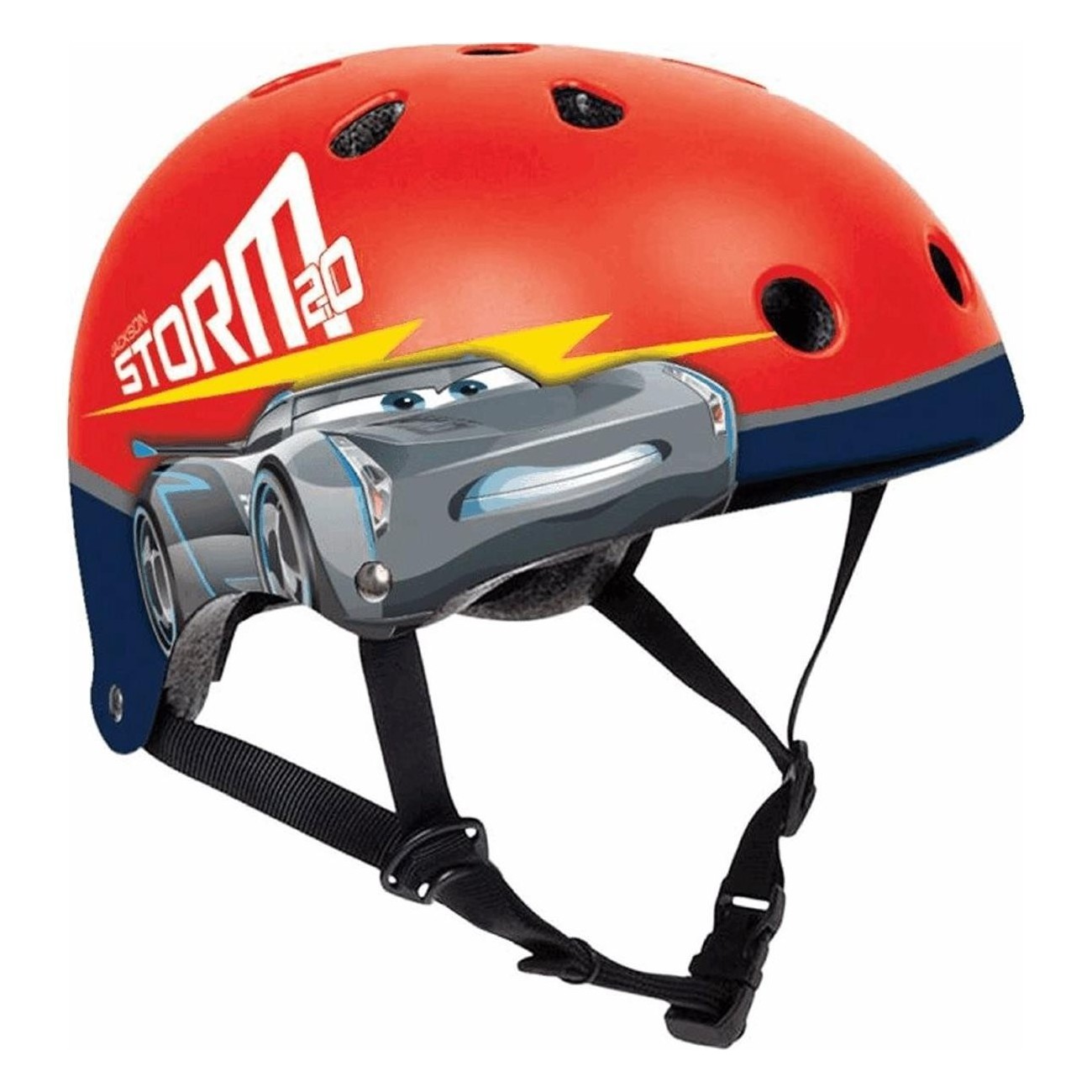 NUT Cars Storm 20 Kids Helmet, Size S (53/55 cm), Age 4-8 Years - 1