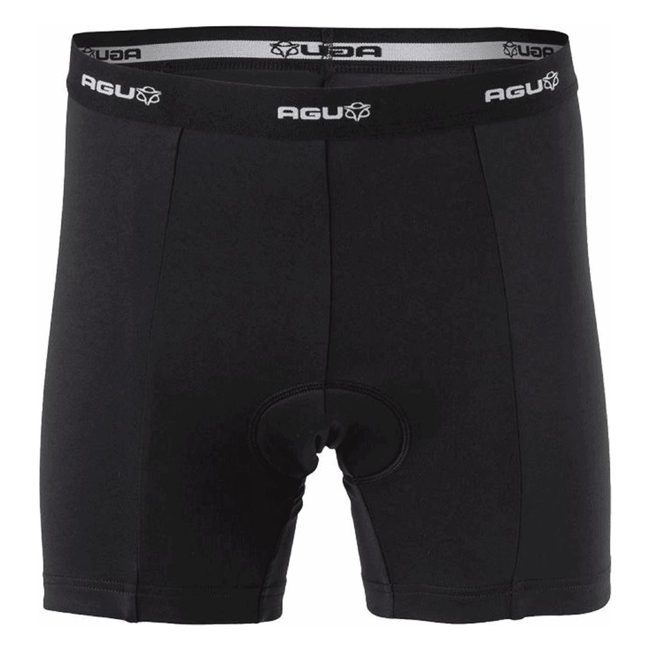 Men's Black Sports Under Shorts with Padding, Size L, 100% Polyester - 1