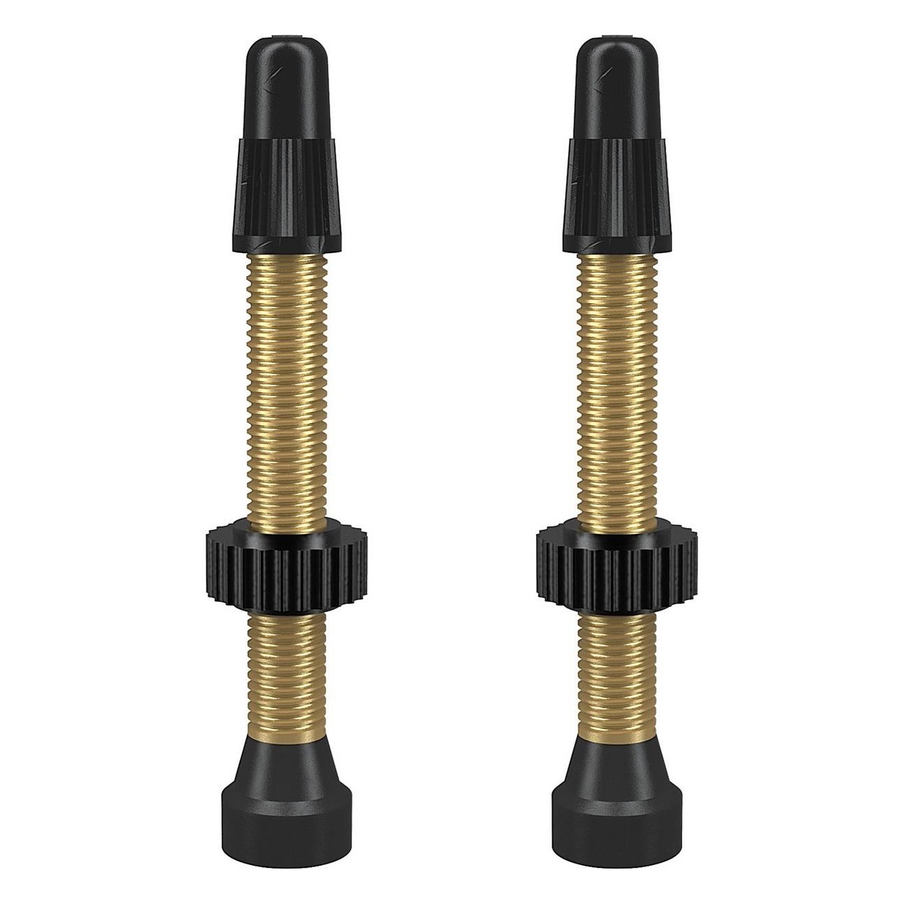 Presta TCS Brass Valves 46mm for Tubeless - Pack of 2 Pieces - 1