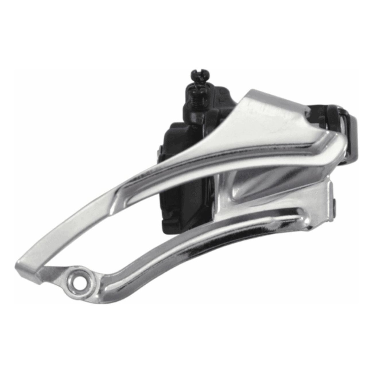 Dérailleur MTB FDM500 3x8V à collier 34.9-28.6mm pour 42-24T, Aluminium, Top Swing - 1