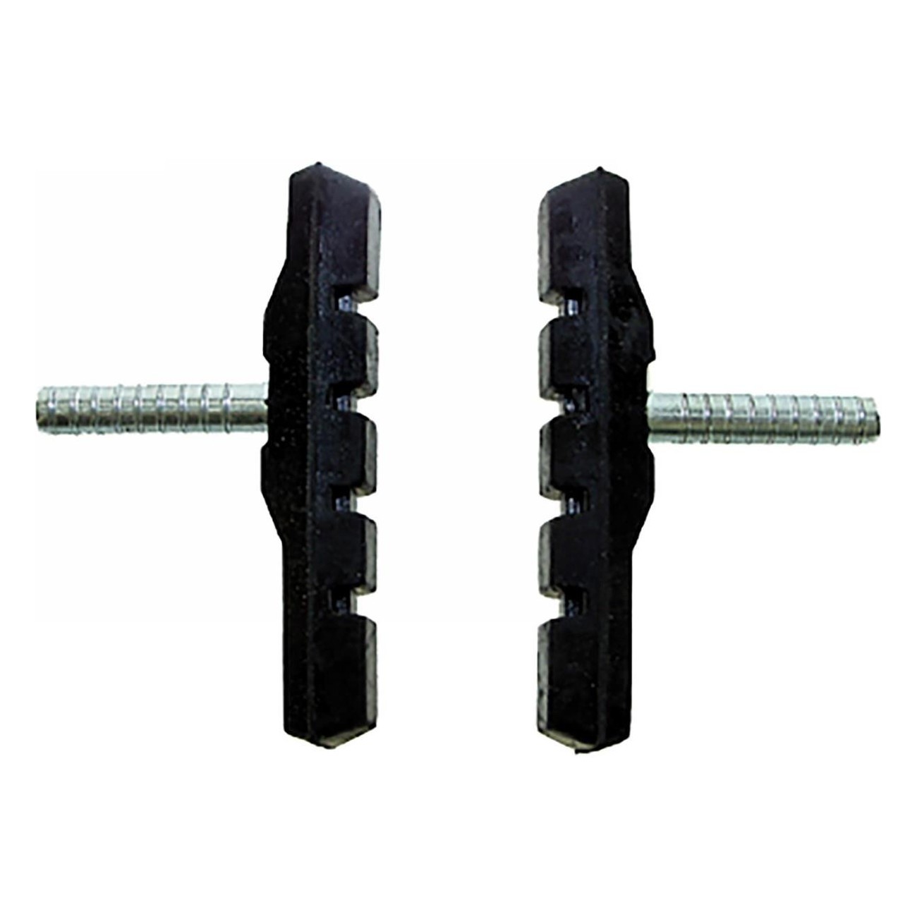 Zapatas de freno V Promax 70mm negras para freno V, par con tornillo sin rosca - 1