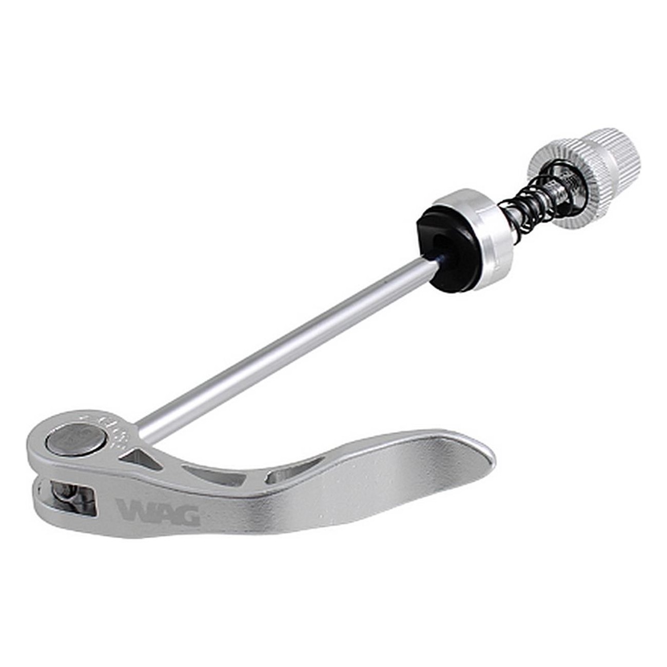 Blocage de moyeu avant en aluminium argent - Taille 110mm pour vélo - 1