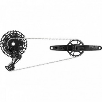 Groupe de Transmission SRAM NX Eagle DUB 12V pour VTT - Dérailleur, Gâchette et Pédalier 170mm - 1