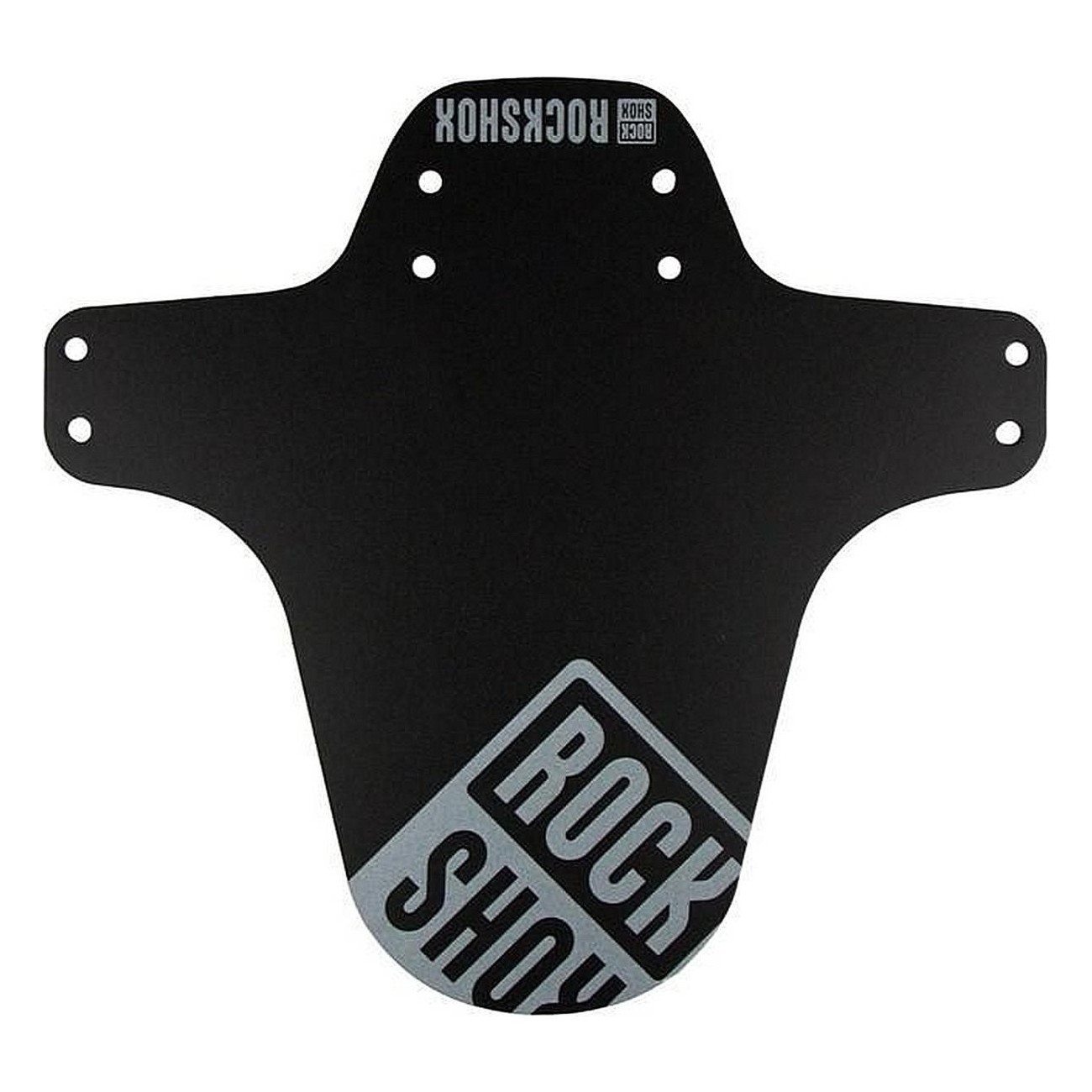 RockShox MTB Mudguard Black with Polar Grey Print - Fork Protection & Bike Customization - 1