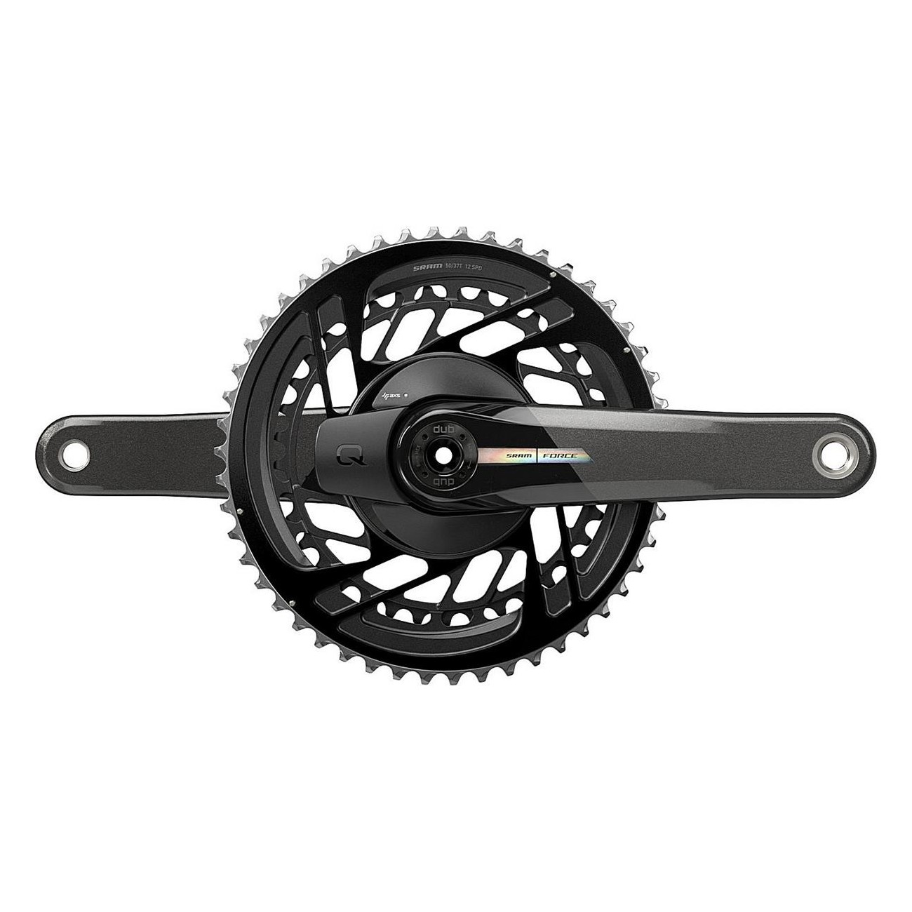 SRAM Quarq Force AXS 50-37T DM 172.5mm Crankset with Integrated Power Meter - 2