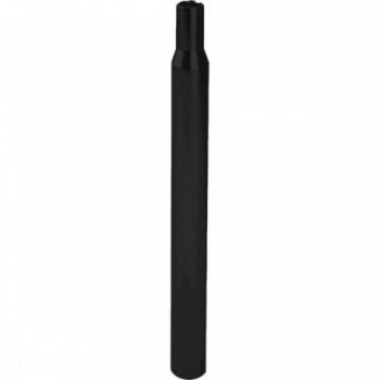 MVTEK Straight Seatpost Black Steel 28.6mm x 330mm - No Offset - 1