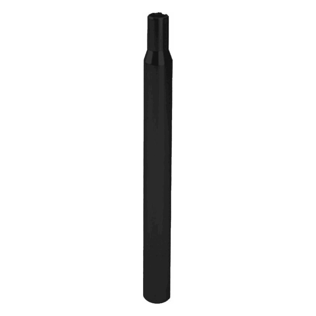 MVTEK Straight Seatpost Black Steel 28.6mm x 330mm - No Offset - 1