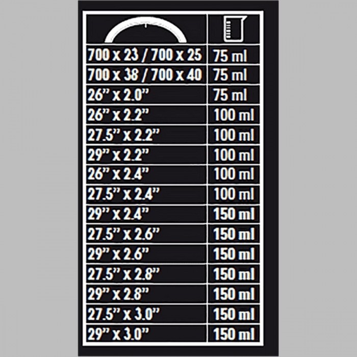 Tubeless Inflate and Repair Spray 150ml - Compatible with Presta and Schrader Valves - 1