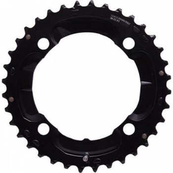 Deore FC-M627 Chainring 36T, BCD 104mm, 4-Bolt, 2x10v, Black for MTB - 1