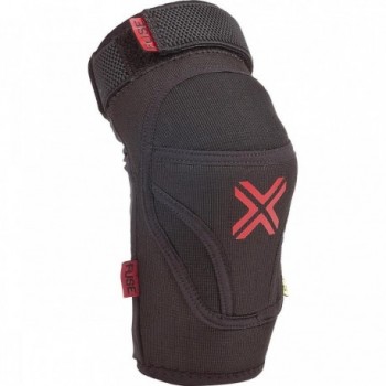 Delta XL Black-Red Elbow Pad with Fuse and DFS Protection - 1