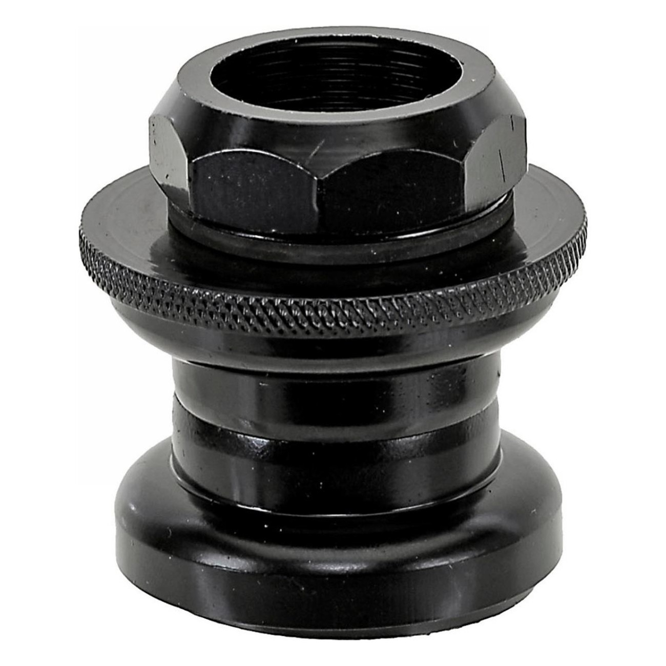 Serie Sterzo Eco 1 in Acciaio Nero 22,4/30/27 mm - Set di 8 Pezzi - 1 - Serie sterzo e tappi - 4015493390428