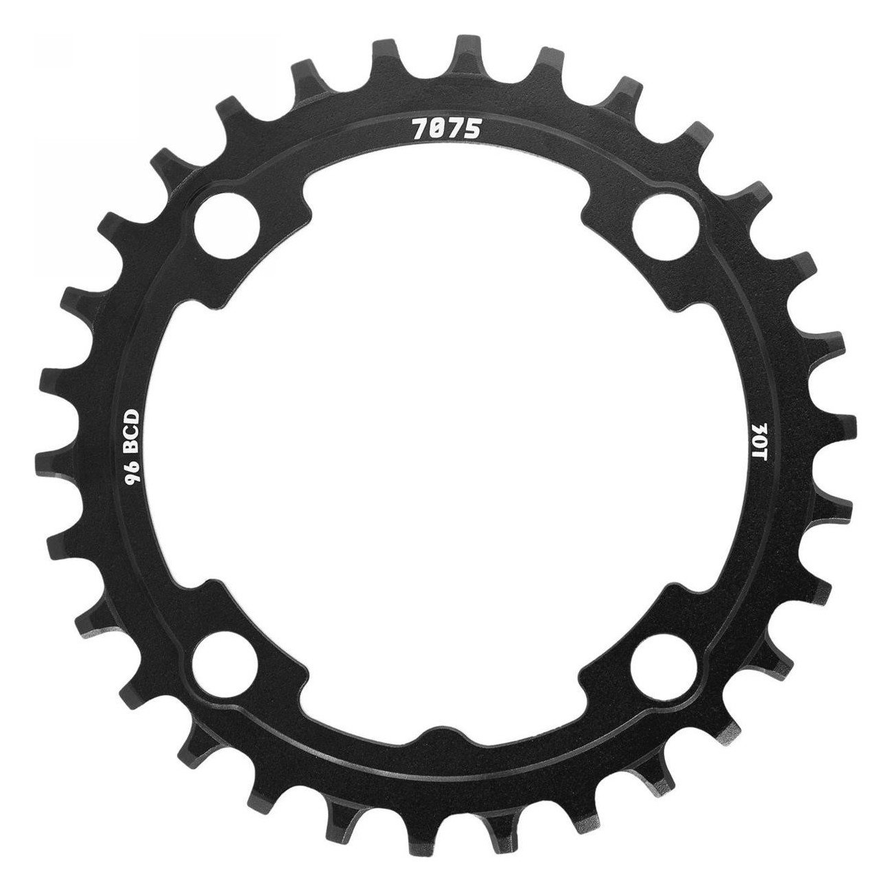 Einzelne MTB-Ketteblatt 30 Zähne BCD 96mm Schwarz Aluminium 7075 SUNRACE - 1