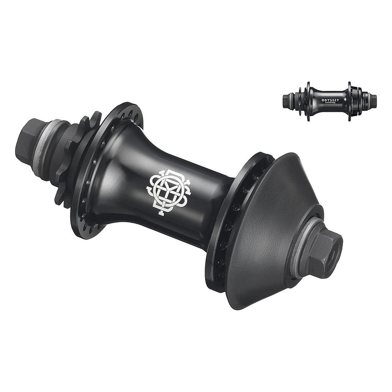 Antigram v2 36H 9T Black 14mm RHD/LHD Rear Hub with Replaceable Guard - 1